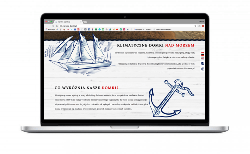 Nowa strona internetowa dla Morskich Domków w Kopalinie