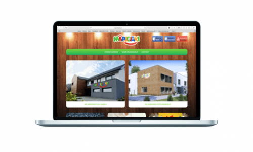 Strona internetowa dla przedszkola Mapeciaki