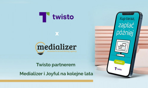 Przedłużamy udaną współpracę! Twisto partnerem Medializer i Joyful na kolejne lat