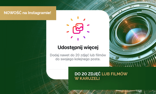 Nowość na Instagramie! Do 20 zdjęć lub filmów w karuzeli