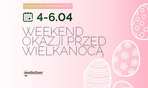 Kalendarz marketingowy. 4-6 kwietnia – weekend okazji przed Wielkanocą